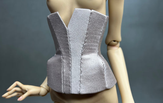 Corset dusky pink